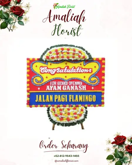 Sewa Papan Bunga Tanjung Mas Mulya